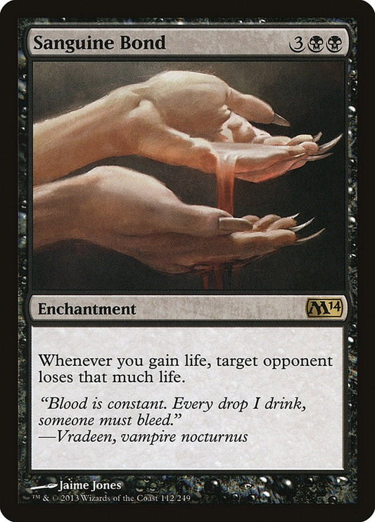 Image for Sanguine Bond (112) (Magic 2014 (M14)) - Magic: The Gathering