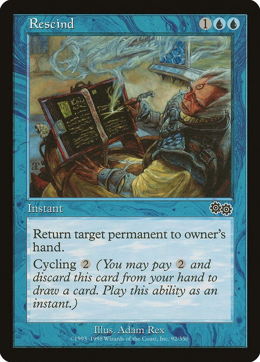 Image for Rescind (92) (Urza's Saga) - Magic: The Gathering