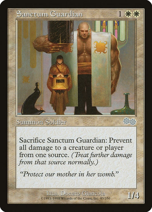 Image for Sanctum Guardian (43) (Urza's Saga) - Magic: The Gathering