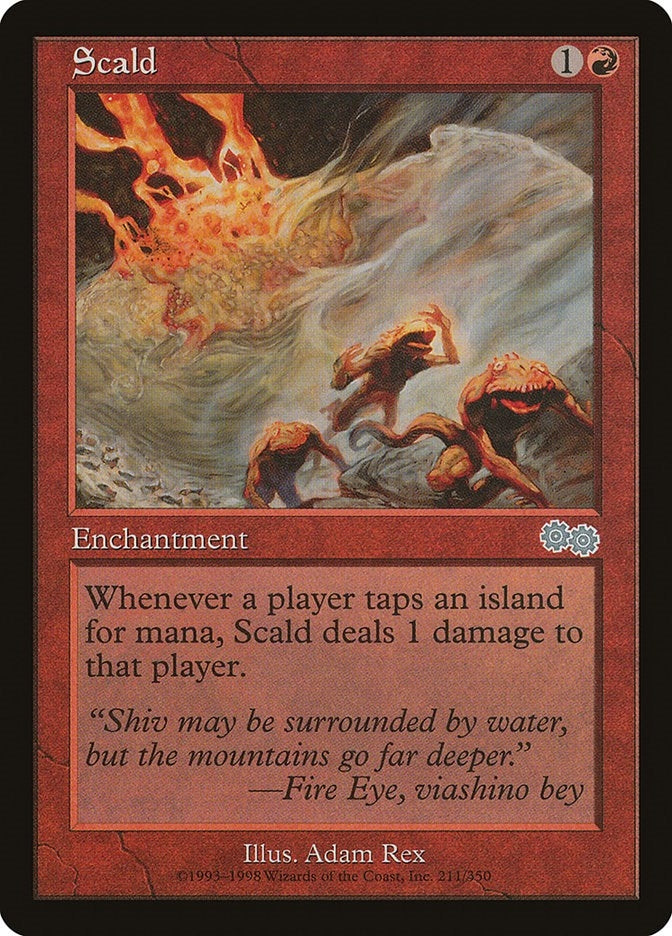 Image for Scald (211) (Urza's Saga) - Magic: The Gathering