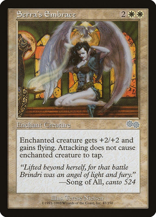 Image for Serra's Embrace (47) (Urza's Saga) - Magic: The Gathering