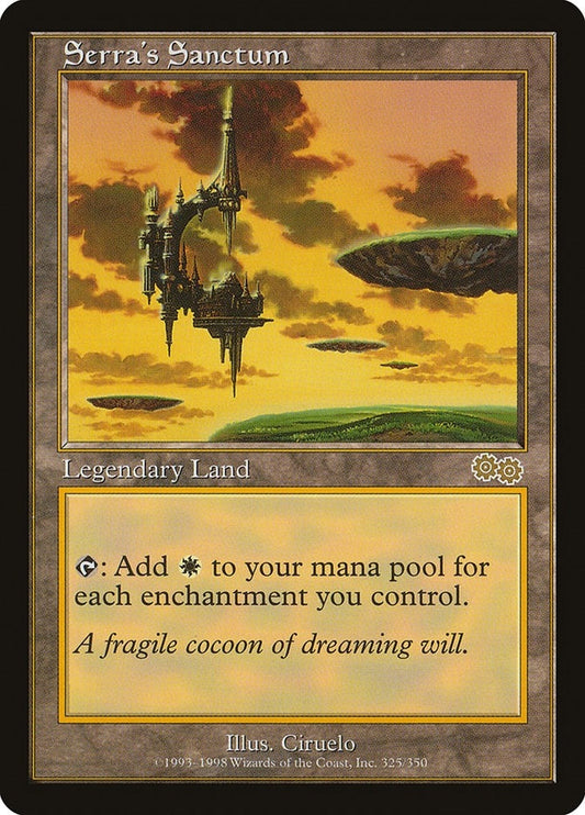 Image for Serra's Sanctum (325) (Urza's Saga) - Magic: The Gathering