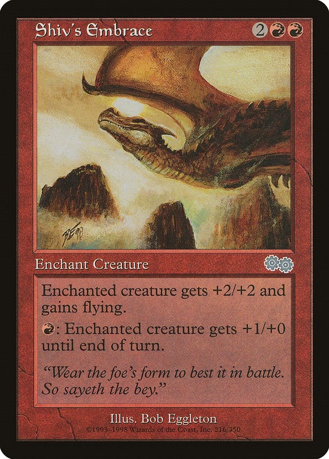 Image for Shiv's Embrace (216) (Urza's Saga) - Magic: The Gathering