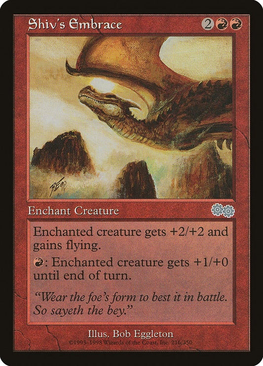 Image for Shiv's Embrace (216) (Urza's Saga) - Magic: The Gathering