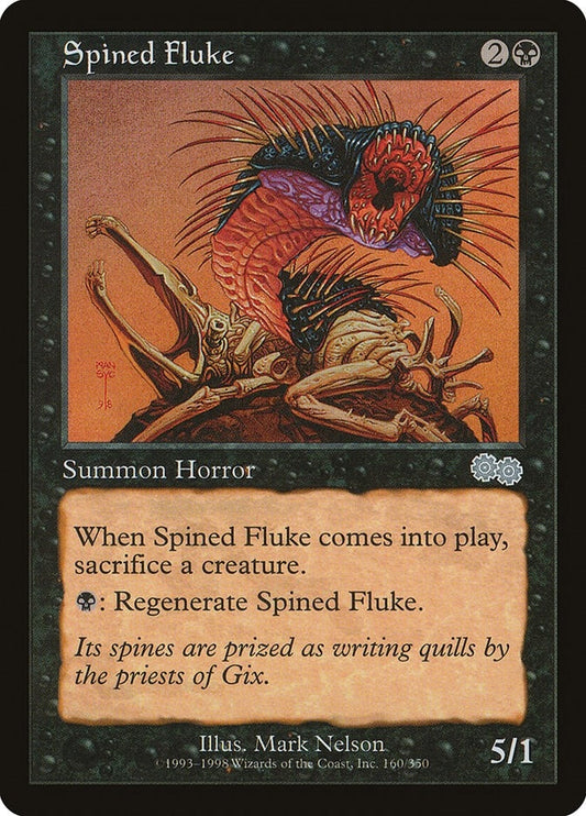 Image for Spined Fluke (160) (Urza's Saga) - Magic: The Gathering