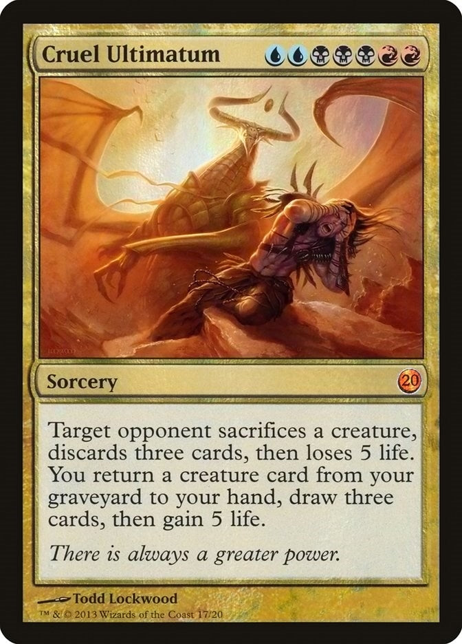 Image for Cruel Ultimatum (17) (From the Vault: Twenty) - Magic: The Gathering