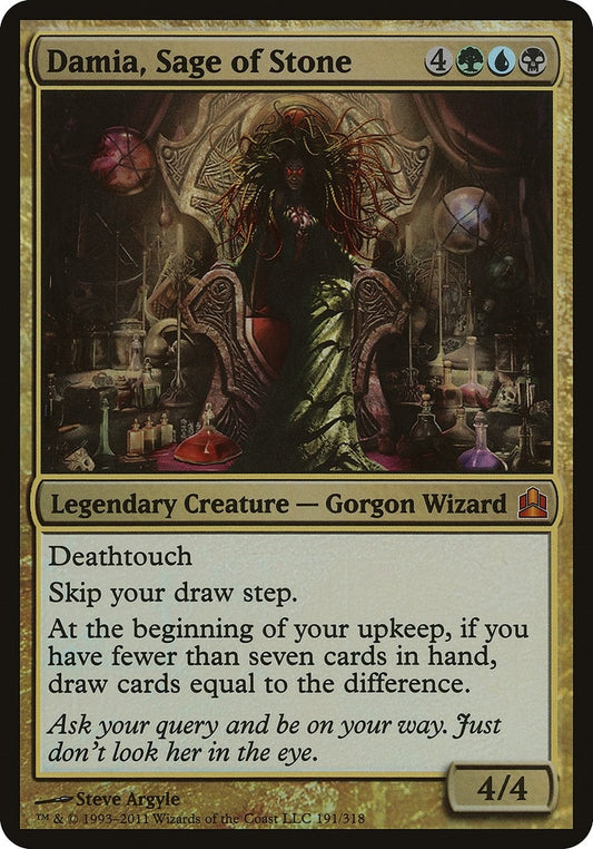 Image for Damia, Sage of Stone (Commander) (191) (Oversize Cards) - Magic: The Gathering
