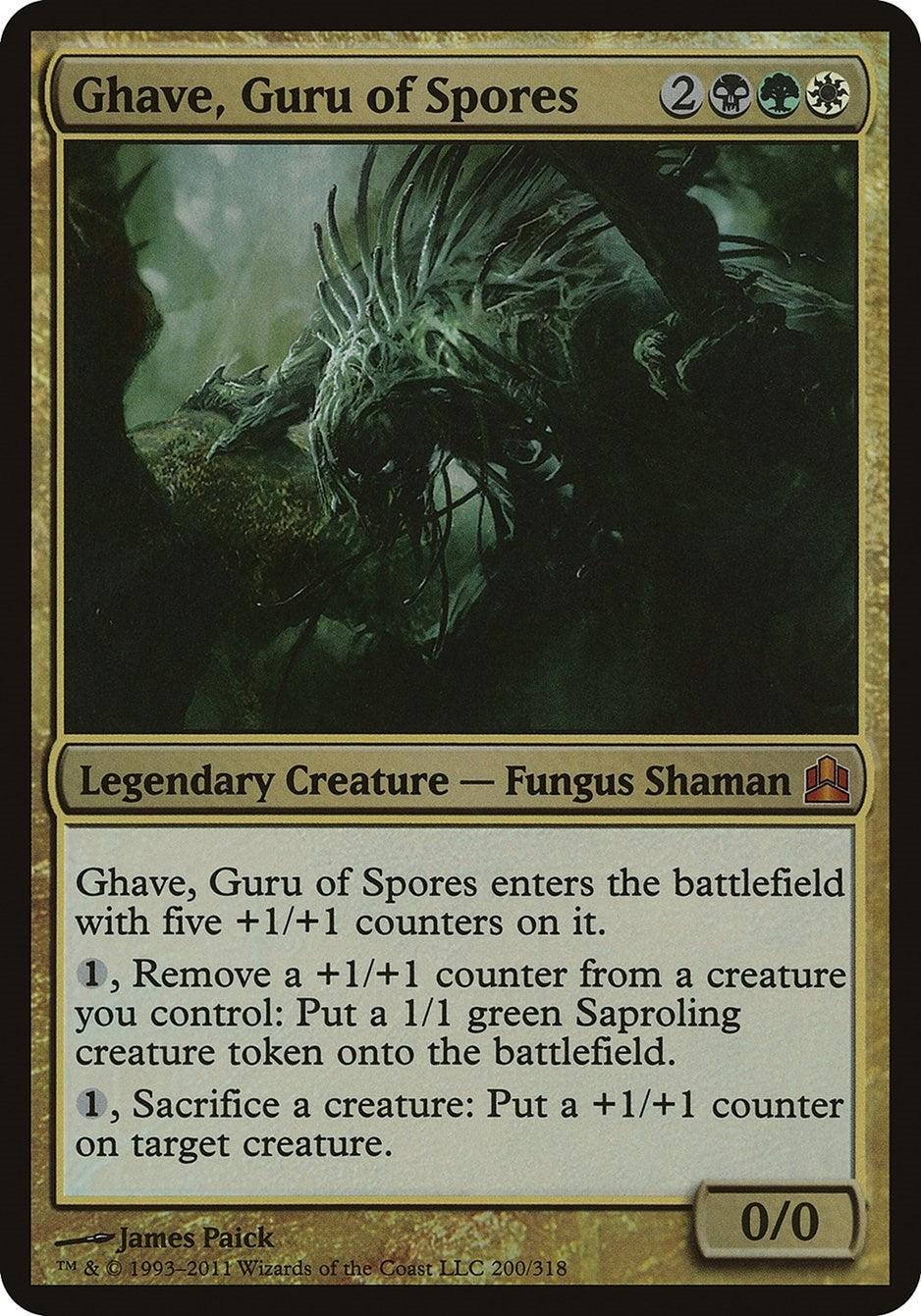 Image for Ghave, Guru of Spores (Commander) (200) (Oversize Cards) - Magic: The Gathering