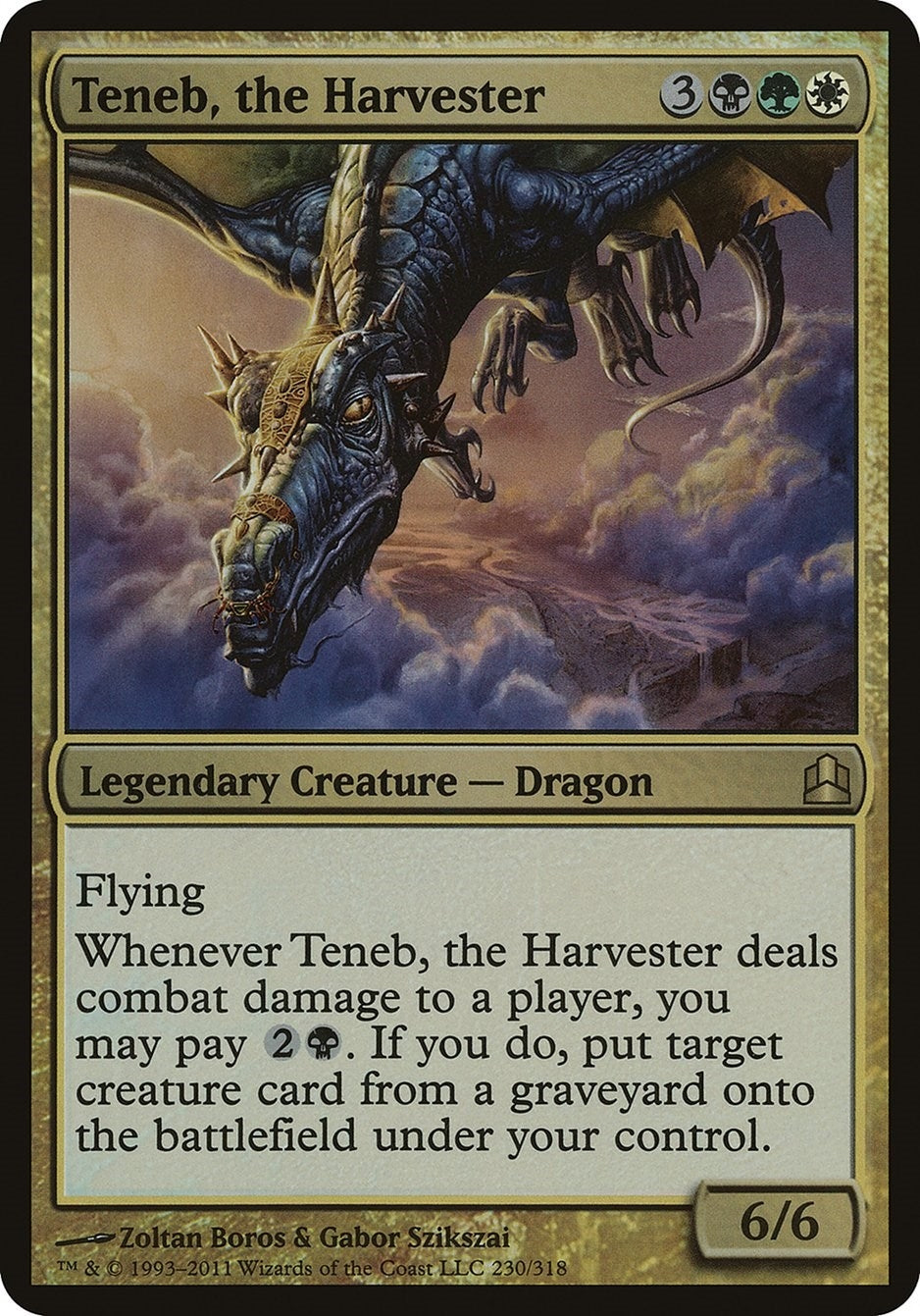 Image for Teneb, the Harvester (Commander) (230) (Oversize Cards) - Magic: The Gathering