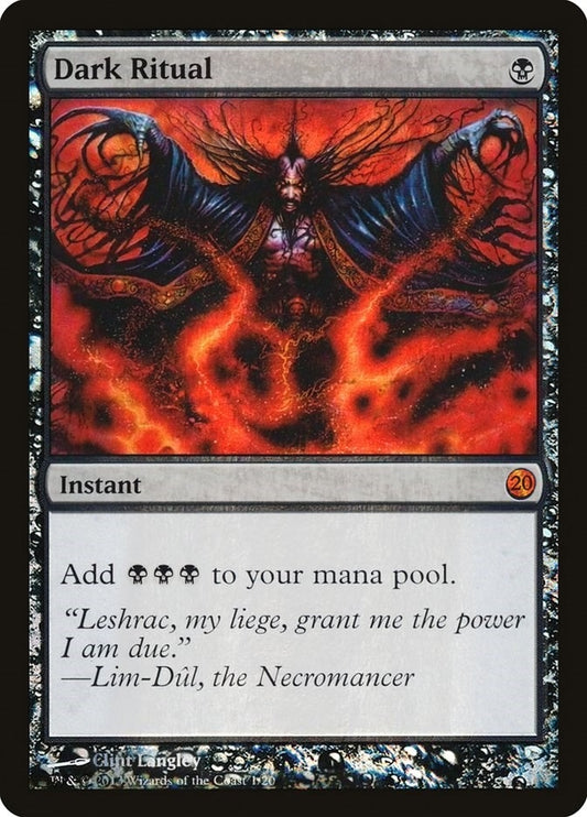 Image for Dark Ritual (1) (From the Vault: Twenty) - Magic: The Gathering