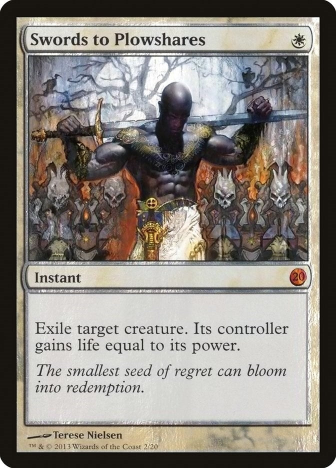 Image for Swords to Plowshares (2) (From the Vault: Twenty) - Magic: The Gathering