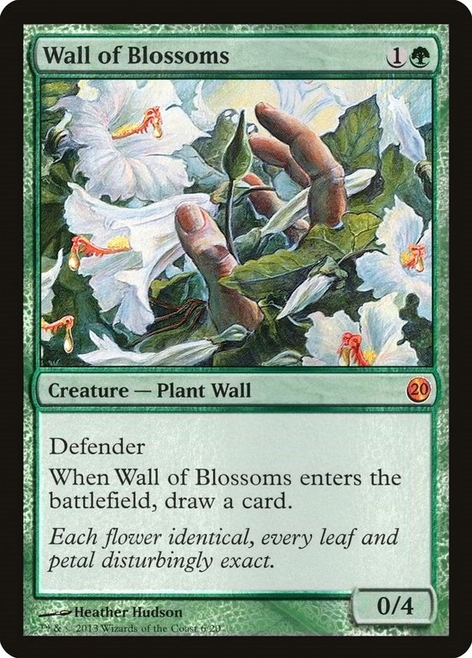 Image for Wall of Blossoms (6) (From the Vault: Twenty) - Magic: The Gathering