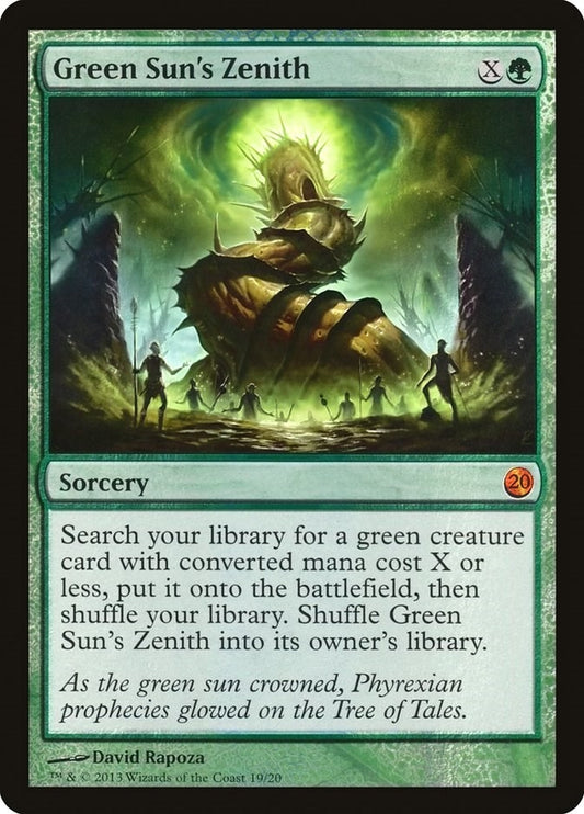 Image for Green Sun's Zenith (19) (From the Vault: Twenty) - Magic: The Gathering