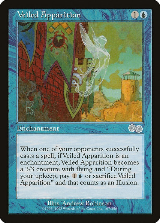 Image for Veiled Apparition (107) (Urza's Saga) - Magic: The Gathering
