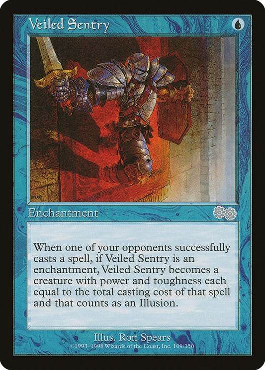Image for Veiled Sentry (109) (Urza's Saga) - Magic: The Gathering