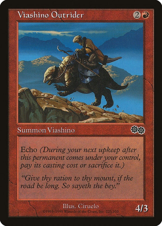 Image for Viashino Outrider (223) (Urza's Saga) - Magic: The Gathering