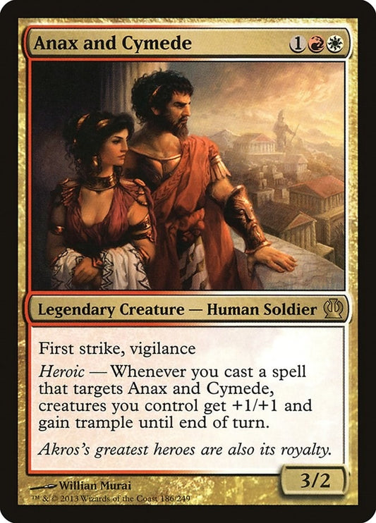 Image for Anax and Cymede (186) (Theros) - Magic: The Gathering