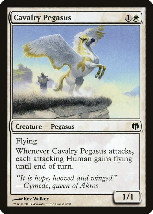Image for Cavalry Pegasus (4) (Duel Decks: Heroes vs. Monsters) - Magic: The Gathering