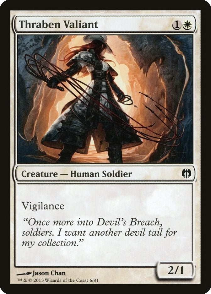 Image for Thraben Valiant (6) (Duel Decks: Heroes vs. Monsters) - Magic: The Gathering