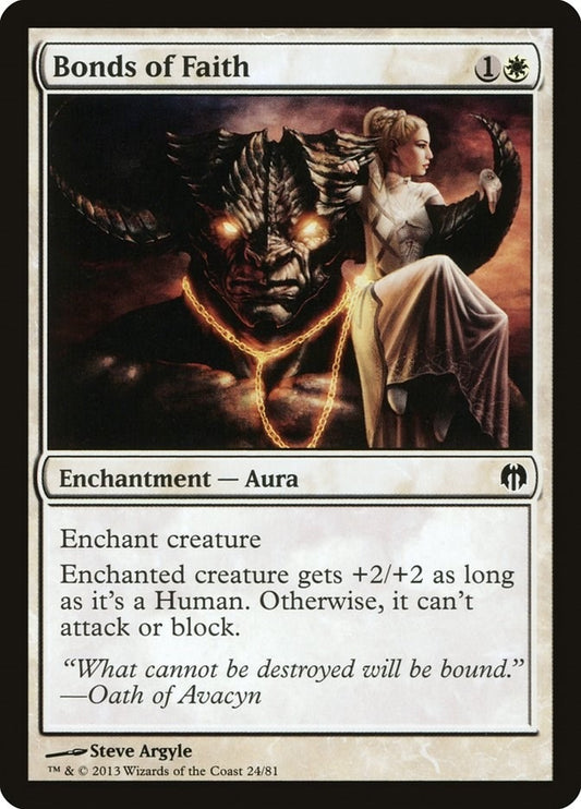 Image for Bonds of Faith (24) (Duel Decks: Heroes vs. Monsters) - Magic: The Gathering