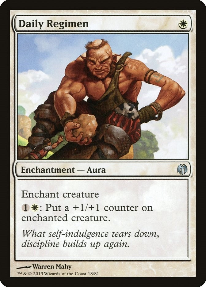 Image for Daily Regimen (18) (Duel Decks: Heroes vs. Monsters) - Magic: The Gathering