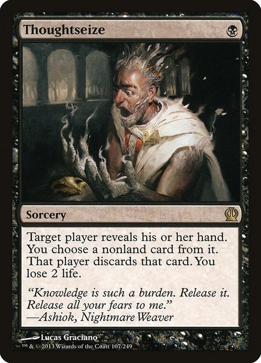 Image for Thoughtseize (107) (Theros) - Magic: The Gathering