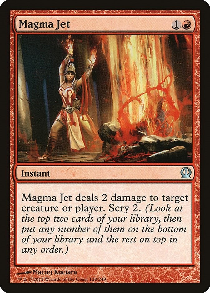 Image for Magma Jet (128) (Theros) - Magic: The Gathering