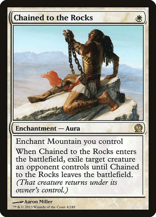 Image for Chained to the Rocks (4) (Theros) - Magic: The Gathering