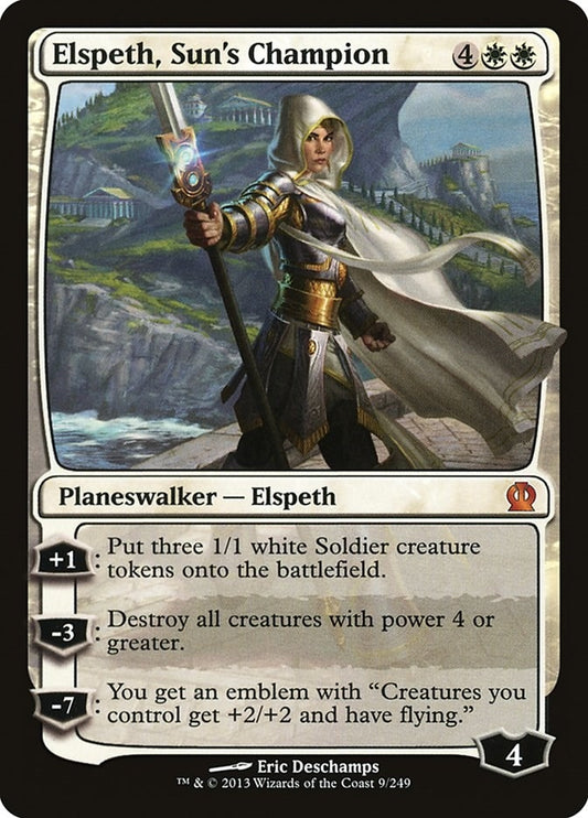 Image for Elspeth, Sun's Champion (9) (Theros) - Magic: The Gathering