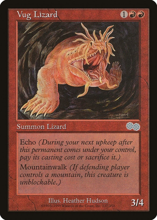 Image for Vug Lizard (227) (Urza's Saga) - Magic: The Gathering