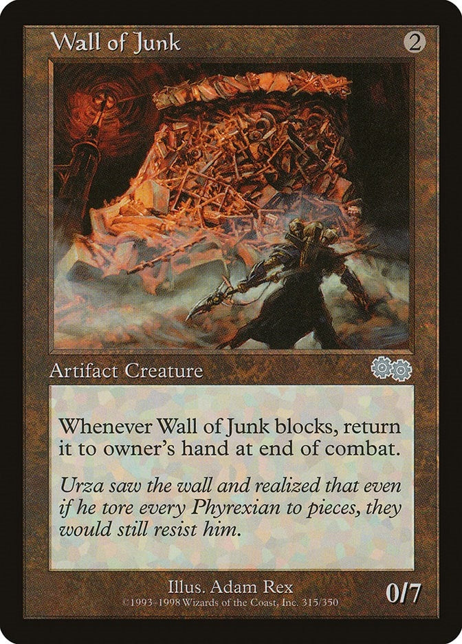 Image for Wall of Junk (315) (Urza's Saga) - Magic: The Gathering