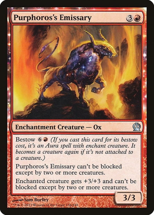 Image for Purphoros's Emissary (136) (Theros) - Magic: The Gathering