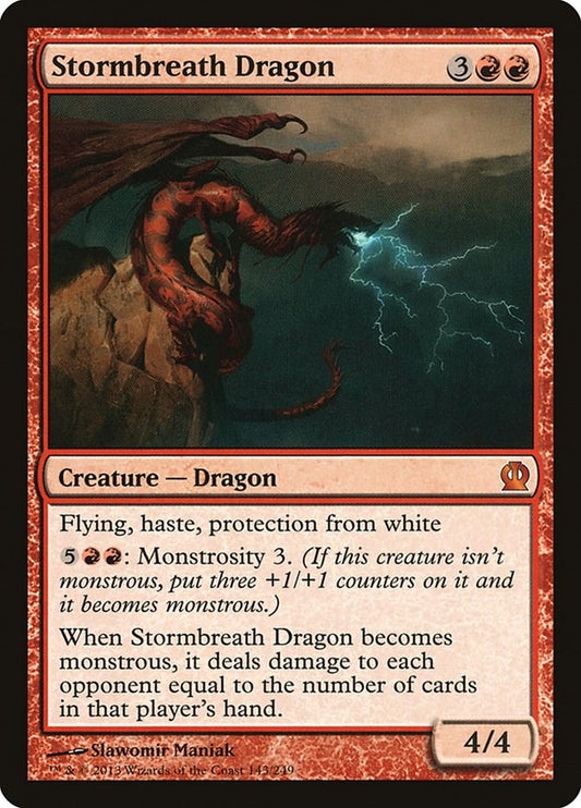 Image for Stormbreath Dragon (143) (Theros) - Magic: The Gathering