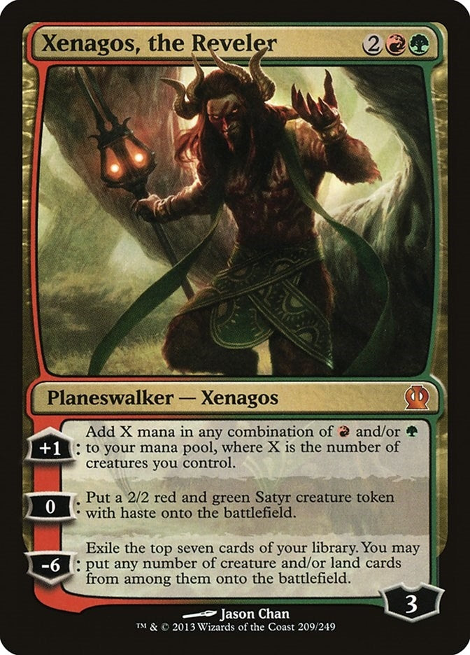 Image for Xenagos, the Reveler (209) (Theros) - Magic: The Gathering
