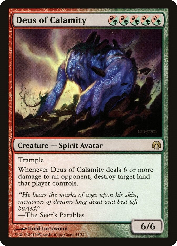 Image for Deus of Calamity (54) (Duel Decks: Heroes vs. Monsters) - Magic: The Gathering