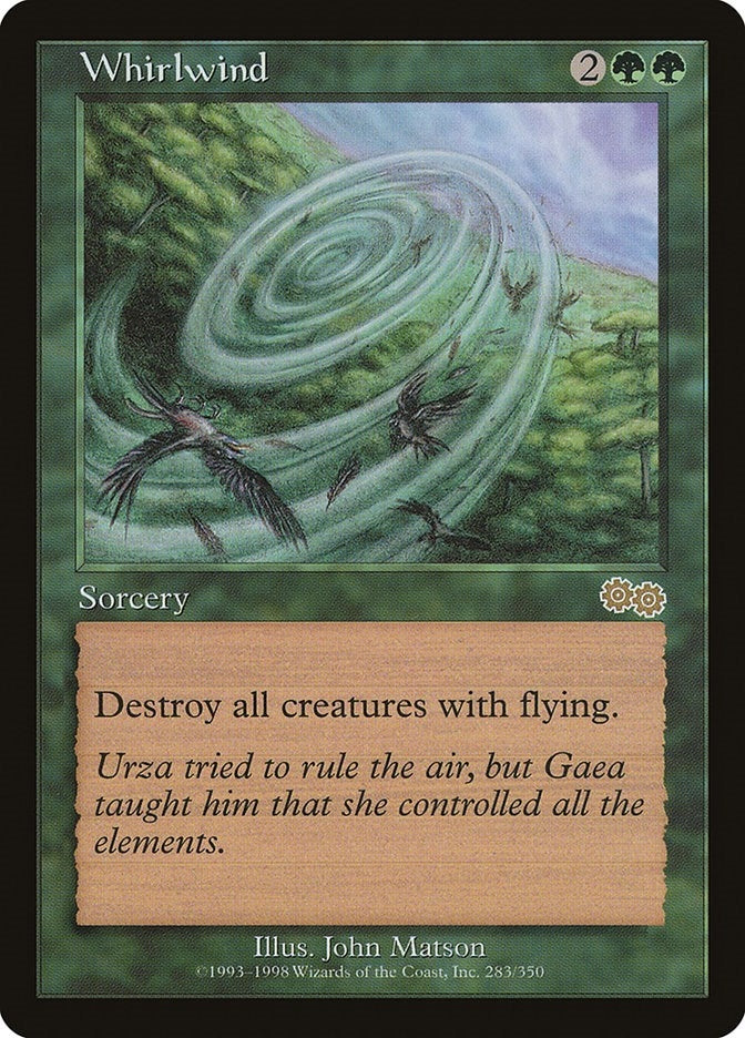 Image for Whirlwind (283) (Urza's Saga) - Magic: The Gathering