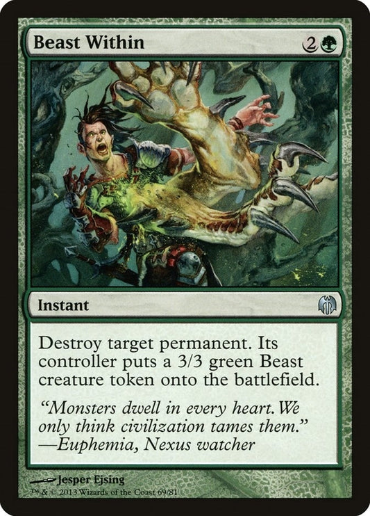 Image for Beast Within (69) (Duel Decks: Heroes vs. Monsters) - Magic: The Gathering