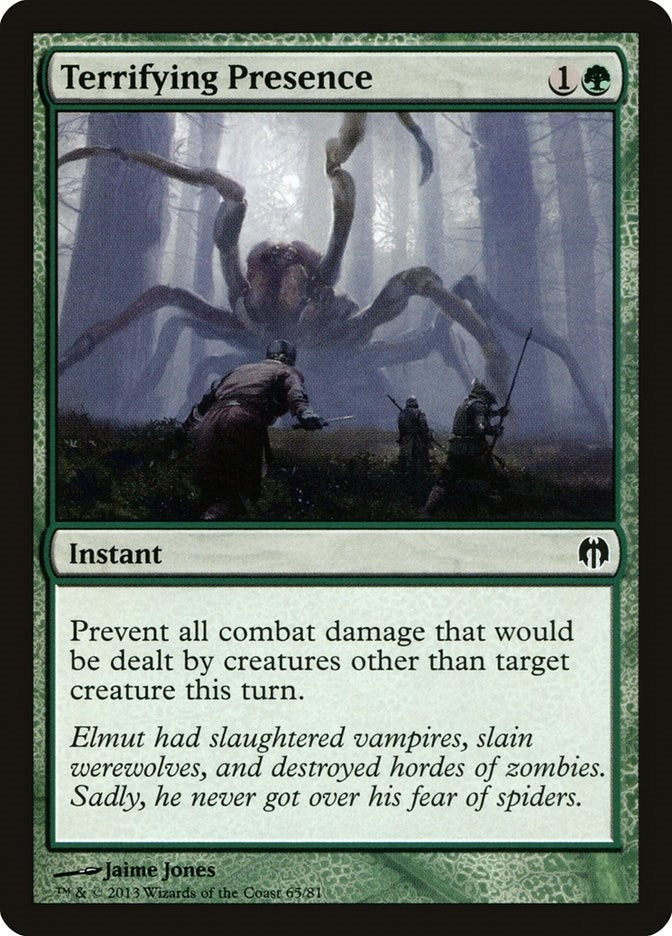 Image for Terrifying Presence (65) (Duel Decks: Heroes vs. Monsters) - Magic: The Gathering