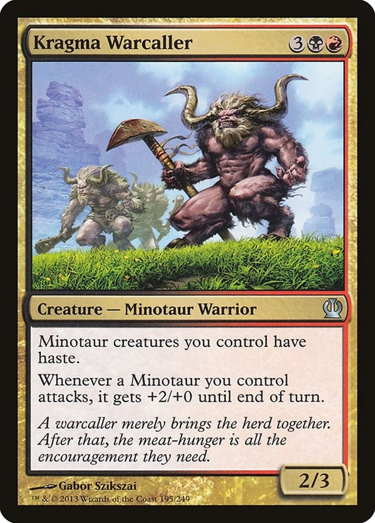 Image for Kragma Warcaller (195) (Theros) - Magic: The Gathering