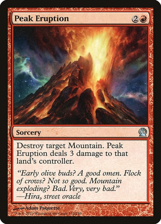 Image for Peak Eruption (132) (Theros) - Magic: The Gathering