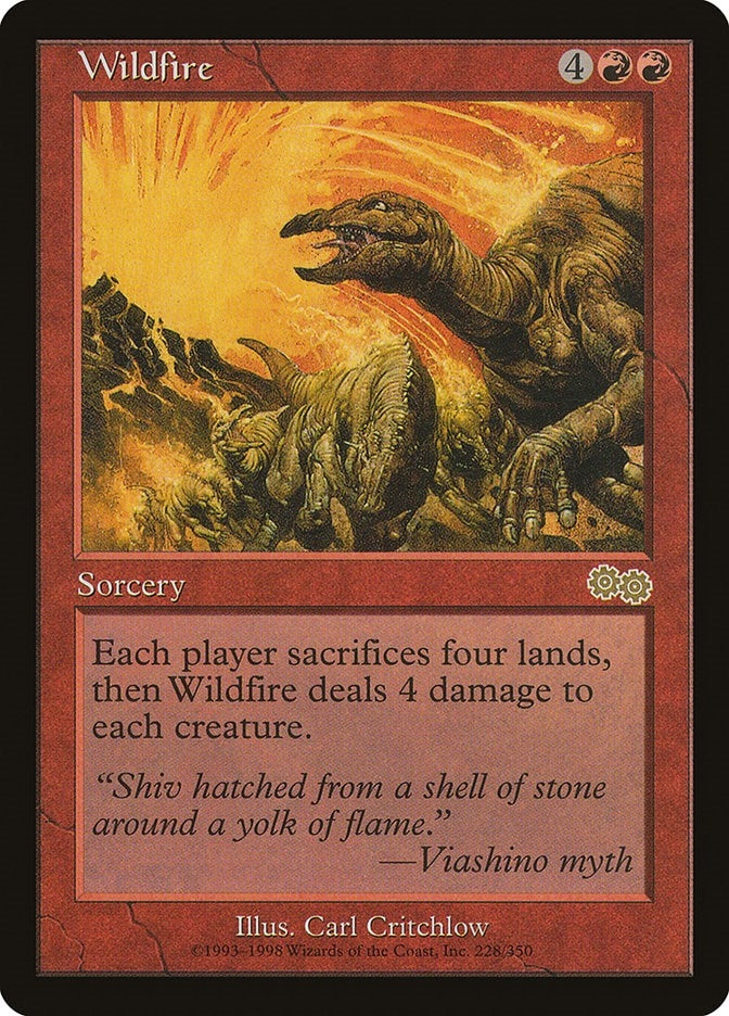 Image for Wildfire (228) (Urza's Saga) - Magic: The Gathering