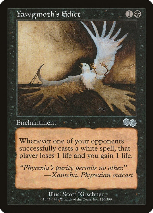 Image for Yawgmoth's Edict (170) (Urza's Saga) - Magic: The Gathering