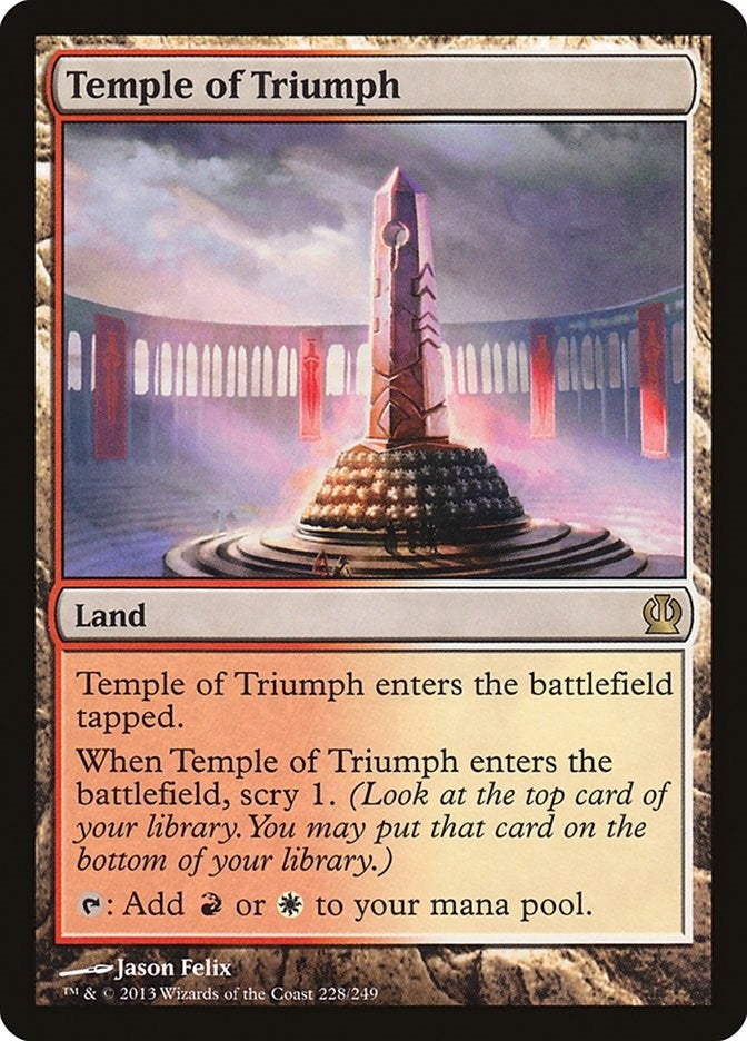 Image for Temple of Triumph (228) (Theros) - Magic: The Gathering