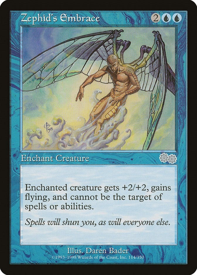 Image for Zephid's Embrace (114) (Urza's Saga) - Magic: The Gathering