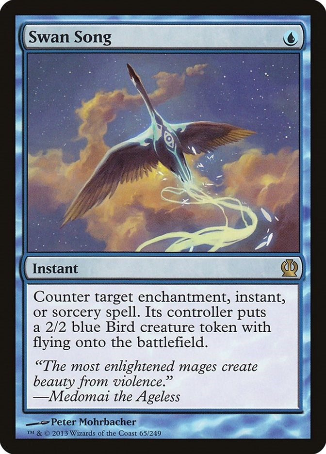 Image for Swan Song (65) (Theros) - Magic: The Gathering