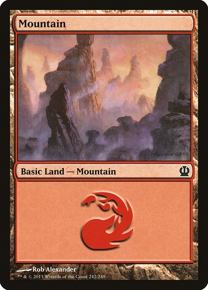 Image for Mountain (242) (242) (Theros) - Magic: The Gathering