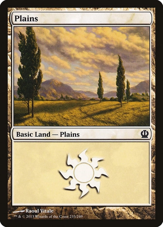 Image for Plains (233) (233) (Theros) - Magic: The Gathering