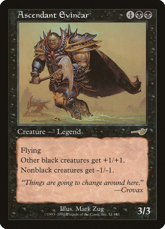 Image for Ascendant Evincar (51) (Nemesis) - Magic: The Gathering