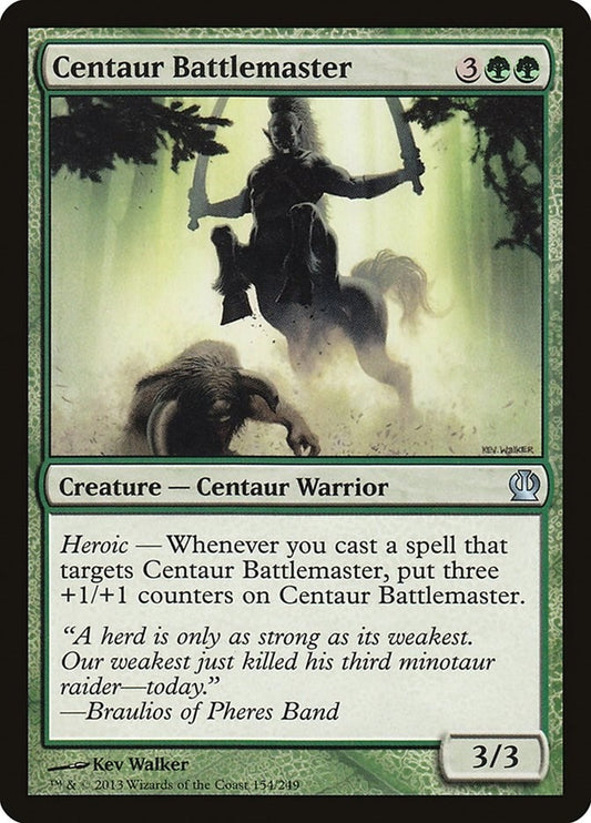 Image for Centaur Battlemaster (154) (Theros) - Magic: The Gathering