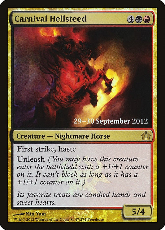 Image for Carnival Hellsteed (147) (Prerelease Cards) - Magic: The Gathering